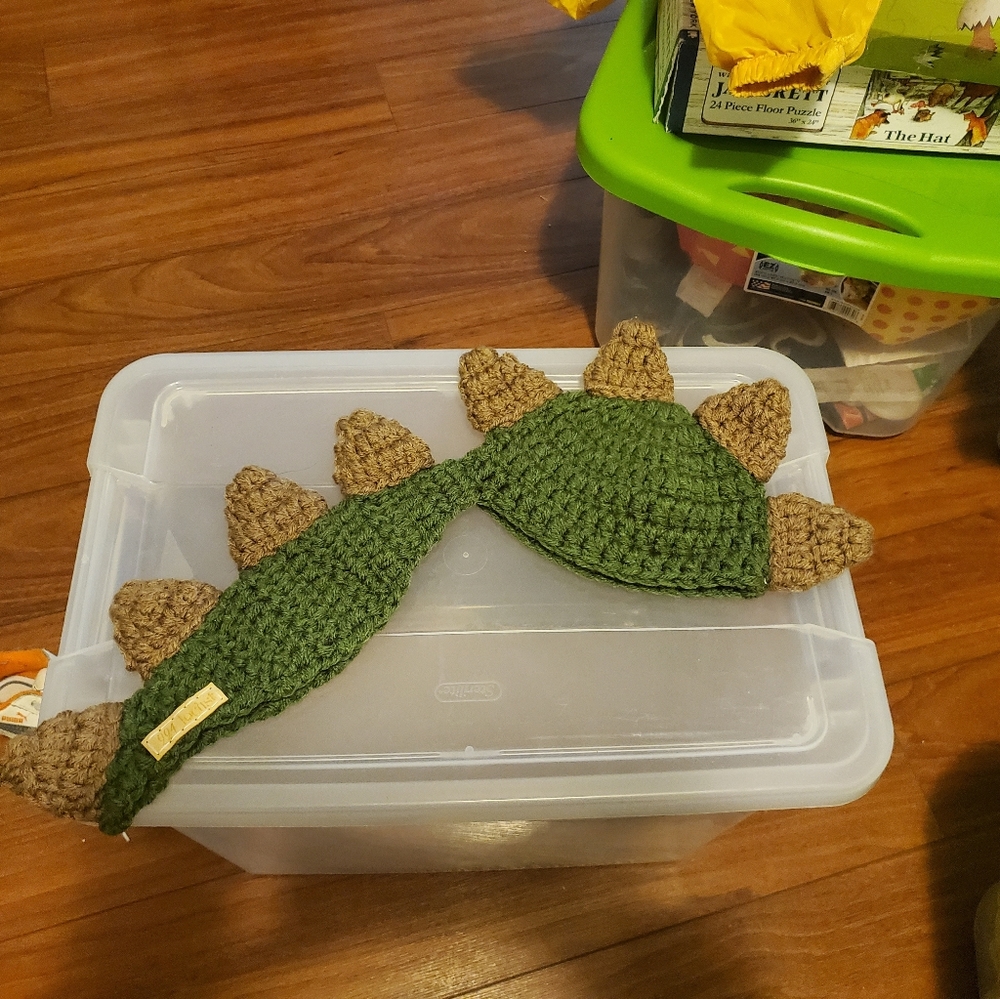 Newborn Crochet Dinosaur